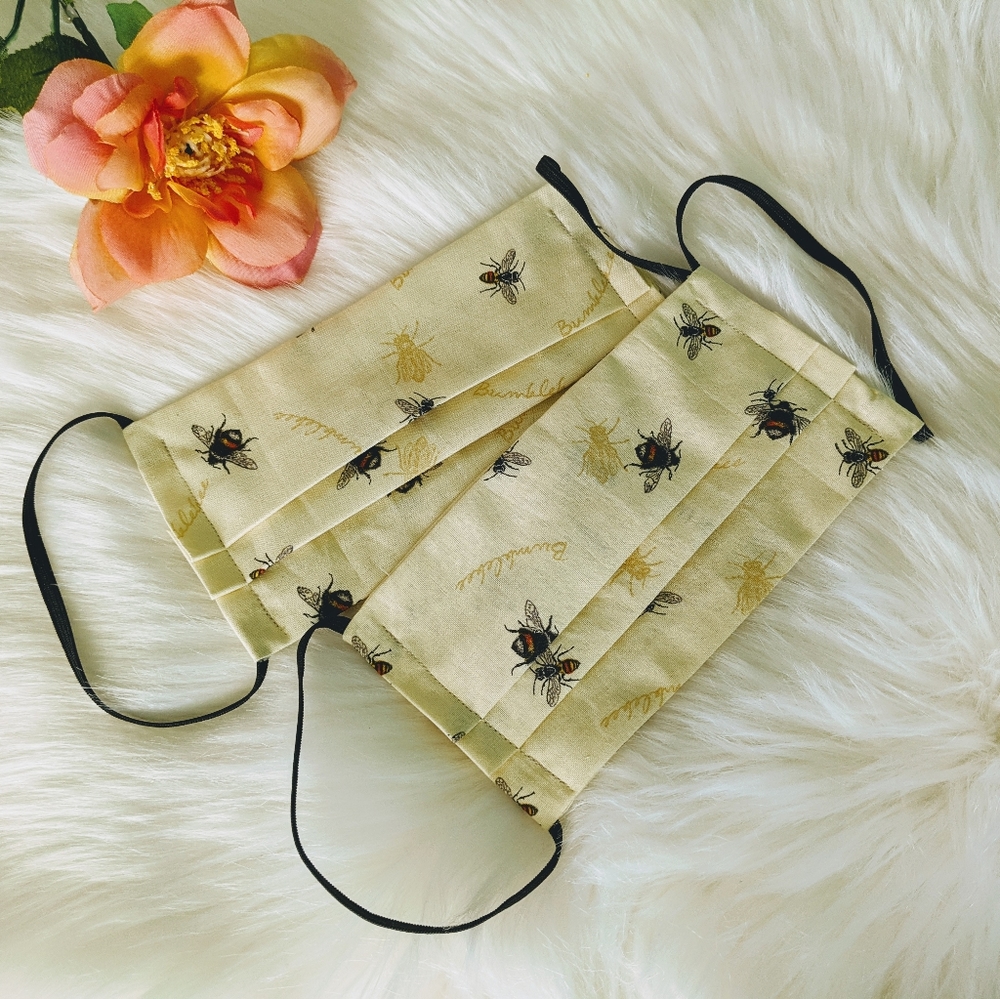 Two Face Masks - Bees